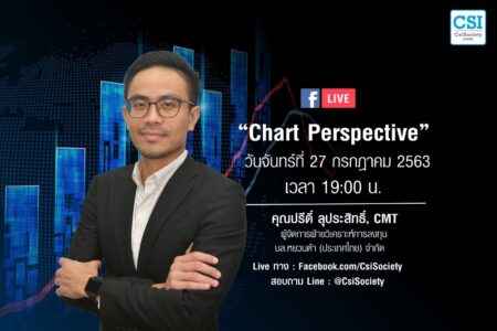 27 ก.ค. 2563 “Chart Perspective” คุณปรีดิ์ ลุประสิทธิ์, CMT ผู้จัดการฝ่ายวิเคราะห์การลงทุน บล.หยวนต้า (ประเทศไทย)